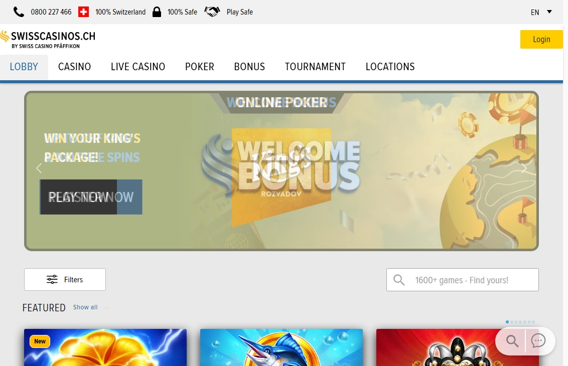 Swiss Casinos